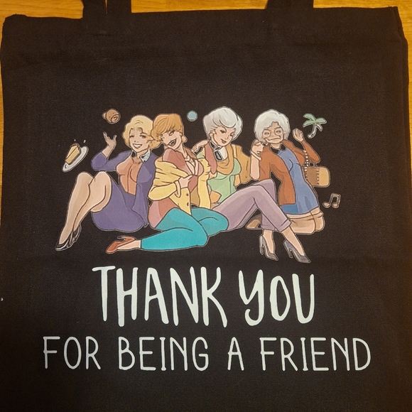 Golden Girls Inspired Tote Bag & Cosmetic Bag NIP - Picture 2 of 7
